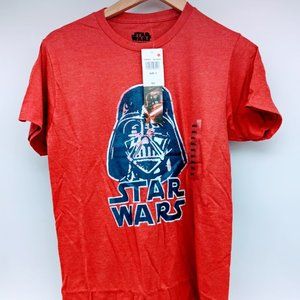 Star Wars Men's Small Red Darth Vader Graphic Shirt Fifth Sun New With Tags NWT